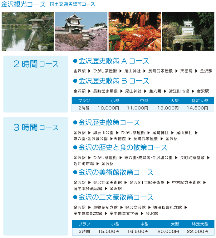 金沢観光コース